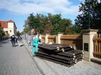 oktober 2009: nordsiden av Praha-borgen ...