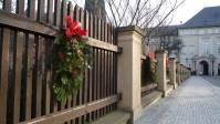 julepynt på Praha-borgen