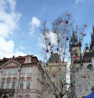påskemarkedet i Praha-Gamlebyen