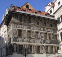 Praha-Gamlebyen, huset "U minuty";
